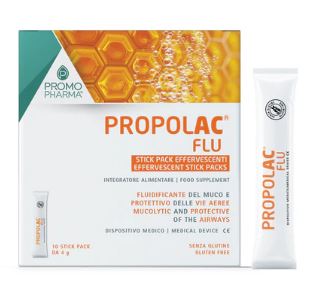 PROPOL AC FLU EFFERVESCENTE 10 BUSTINE - Farmacia Mastrangelo 