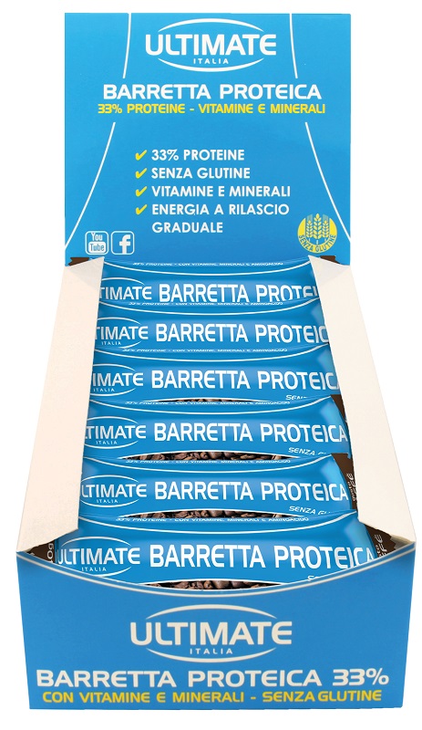 ULTIMATE BARRETTA PROTEICA CAFFE' 24 PEZZI DA 40 G - Farmacia Mastrangelo 