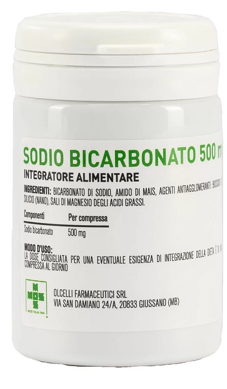SODIO BICARBONATO 500 MG 100 COMPRESSE - Farmacia Mastrangelo 