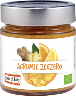 COMPOSTA AGRUMI E ZENZERO BIO 250 G - Farmacia Mastrangelo 