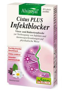 ALSIROYAL INFEKT BLOCKER CISTUS PLUS  30 PASTIGLIE GOMMOSE 57 G - Farmacia Mastrangelo 