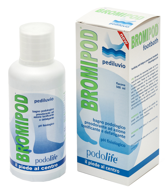 BROMIPOD PEDILUVIO DEFATICANTE 500 ML - Farmacia Mastrangelo 