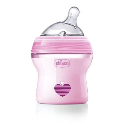 CHICCO BIBERON NATFEEL 0M+ 150 ML GIRL - Farmacia Mastrangelo 