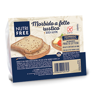 NUTRIFREE MORBIDO A FETTE RUSTICO 165 G - Farmacia Mastrangelo 