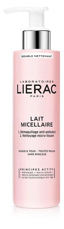 LIERAC DEMAQUILLANT LATTE MICELLARE A DOPPIA AZIONE 200 ML - Farmacia Mastrangelo 