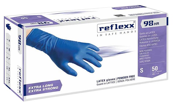 GUANTI LATTICE SENZA POLVERE LARGE 100 PEZZI GAMMADIS - Farmacia Mastrangelo 