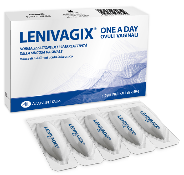 LENIVAGIX ONE A DAY 5 OVULI VAGINALI - Farmacia Mastrangelo 