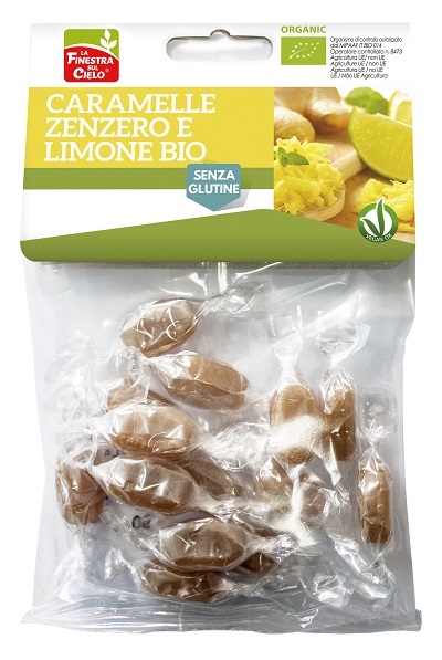 CARAMELLE ZENZERO E LIMONE BIO 50 G - Farmacia Mastrangelo 