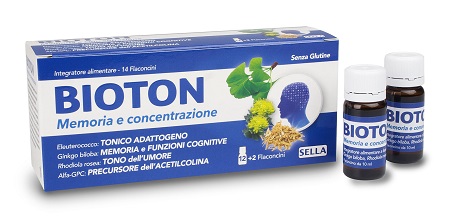 BIOTON ELEUTEROCOCCO MEMORIA CONCENTRAZIONE 14 FLACONCINI - Farmacia Mastrangelo 