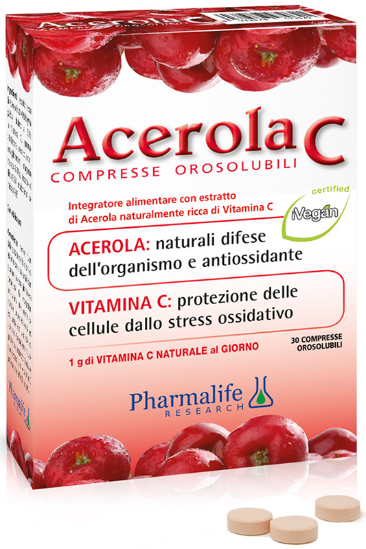 ACEROLA C 30 COMPRESSE OROSOLUBILI - Farmacia Mastrangelo 