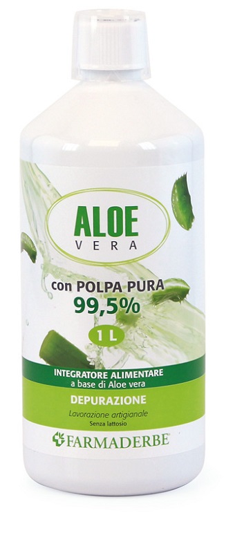 ALOE VERA SUCCO DI ALOE VERA POLPA PURA 1000 ML - Farmacia Mastrangelo 