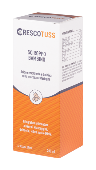 CRESCOTUSS SCIROPPO BAMBINO 200 ML - Farmacia Mastrangelo 