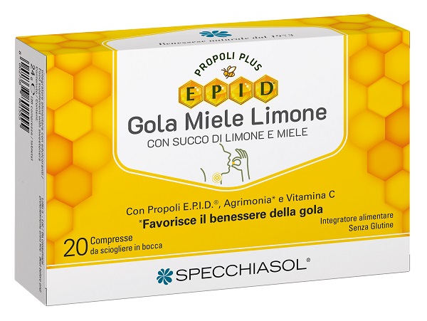 EPID GOLA MIELE LIMONE 20 COMPRESSE - Farmacia Mastrangelo 