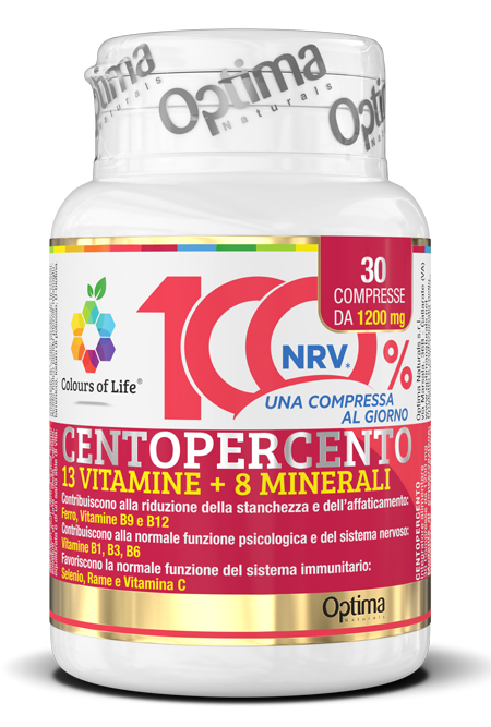 COLOURS OF LIFE CENTOPERCENTO 30 COMPRESSE 1200 MG - Farmacia Mastrangelo 