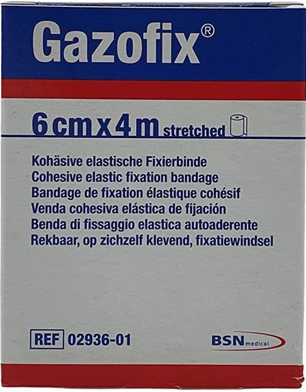 BENDA ELASTICA AUTOADESIVA GAZOFIX 6X400 CM - Farmacia Mastrangelo 