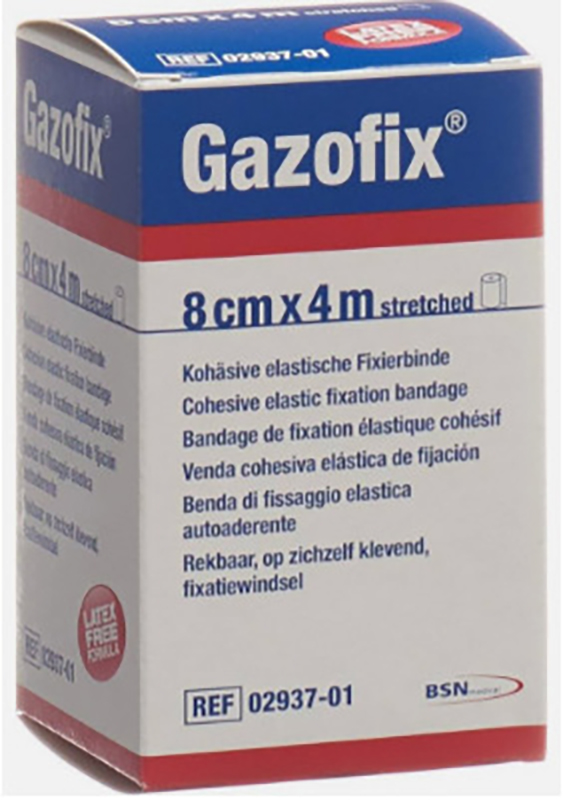 BENDA ELASTICA AUTOADESIVA GAZOFIX 8X400 CM - Farmacia Mastrangelo 