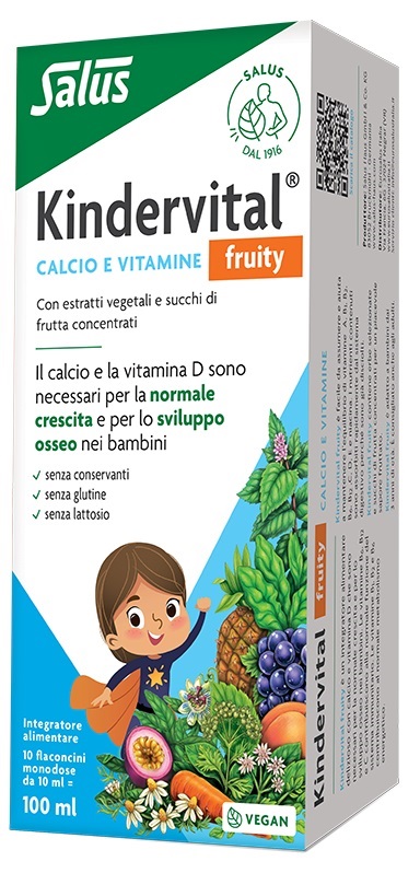 KINDERVITAL FRUITY 10 FLACONCINI DA 10 ML - Farmacia Mastrangelo 