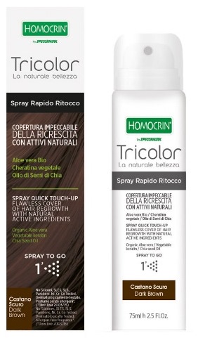 TRICOLOR SPRAY RITOCCO CASTANO SCURO 75 ML - Farmacia Mastrangelo 