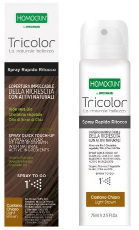 TRICOLOR SPRAY RITOCCO CASTANO CHIARO 75 ML - Farmacia Mastrangelo 