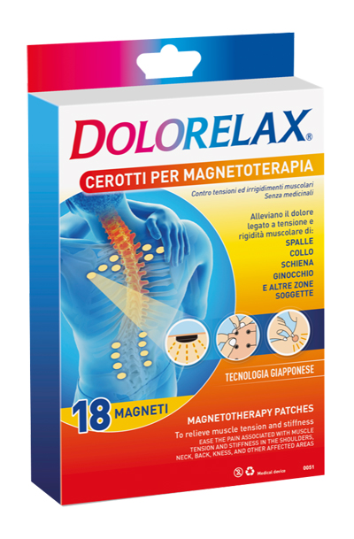 DOLORELAX CEROTTO MAGNETOTERAPIA 18 PEZZI - Farmacia Mastrangelo 