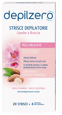 DEPILZERO STRISCE GAMBE BRACCIA 20 PEZZI - Farmacia Mastrangelo 