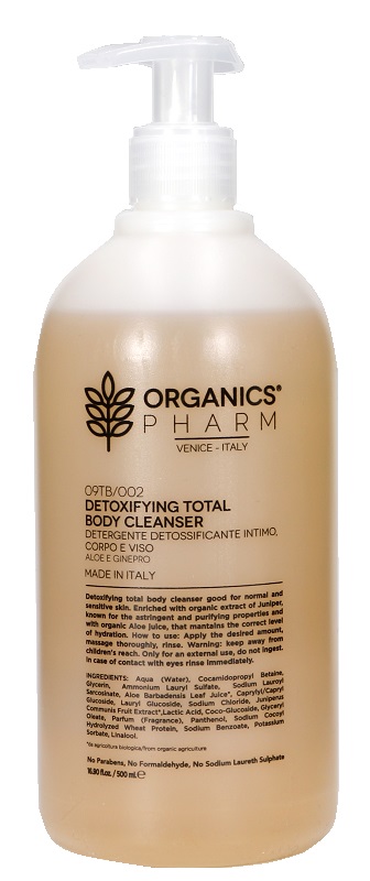 ORGANICS PHARM DETOXIFYING TOTAL BODY CLEANSER 500 ML - Farmacia Mastrangelo 