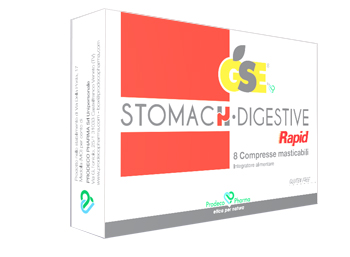 GSE STOMACH DIGESTIVE RAPID 8 COMPRESSE - Farmacia Mastrangelo 