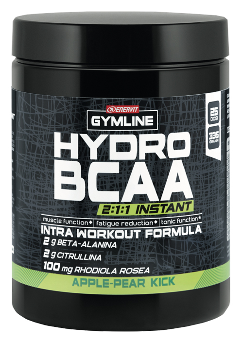 GYMLINE MUSCLE HYDRO BCAA INSTANT APPLE & PEAR POLVERE 335 G - Farmacia Mastrangelo 
