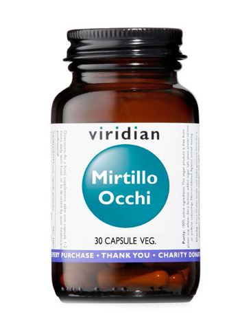 VIRIDIAN MIRTILLO OCCHI 30 CAPSULE - Farmacia Mastrangelo 
