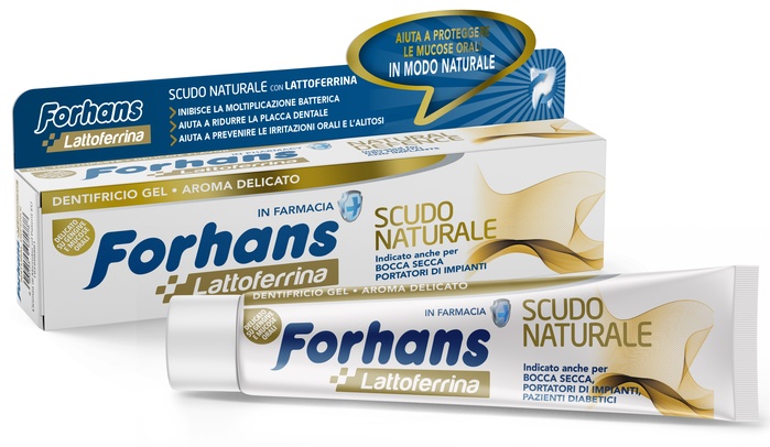 FORHANS DENTIFRICIO SCUDO NATURALE 75 ML - Farmacia Mastrangelo 