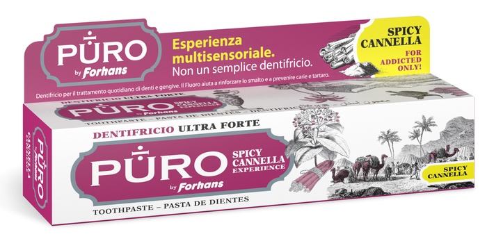 PURO DENTIFRICIO SPICY CANNELLA 75 ML - Farmacia Mastrangelo 