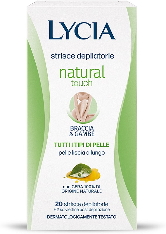 LYCIA 20 STRISCE B/G NATURALE 12 PEZZI - Farmacia Mastrangelo 