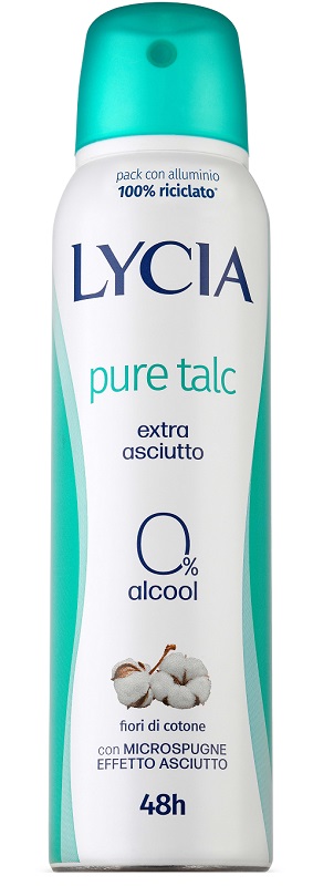 LYCIA SPRAY PURE TALC 150 ML - Farmacia Mastrangelo 