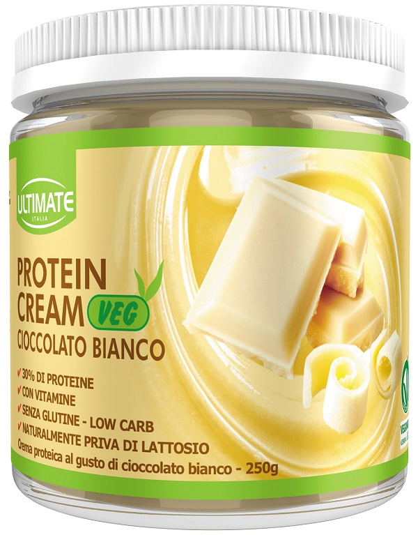 ULTIMATE PROTEIN CREAM VEG CIOCCOLATO BIANCO 250 G - Farmacia Mastrangelo 