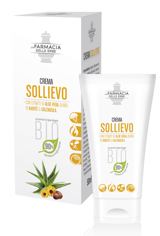 FARMACIA DELLE ERBE CREMA SOLLIEVO ALOE BIO 50 ML - Farmacia Mastrangelo 