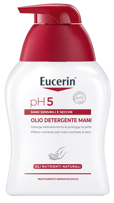 EUCERIN PH5 OLIO DETERGENTE MANI SECCHE E SCREPOLATE 250 ML - Farmacia Mastrangelo 