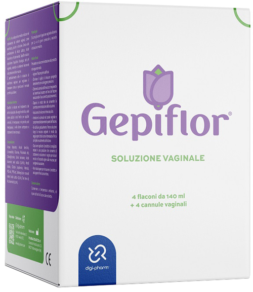 SOLUZIONE VAGINALE GEPIFLOR 4 FLACONI DA 140 ML - Farmacia Mastrangelo 