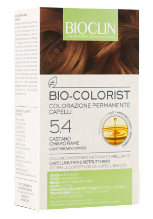BIOCLIN BIO COLORIST 5,4 CASTANO CHIARO RAME - Farmacia Mastrangelo 