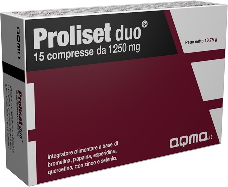PROLISET DUO 15 COMPRESSE - Farmacia Mastrangelo 