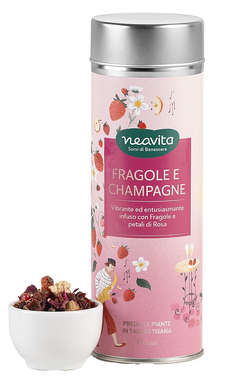 NEAVITA INFUSO FRAGOLE CHAMPAGNE 100 G - Farmacia Mastrangelo 