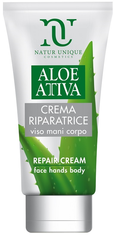 ALOE ATTIVA CREMA RIPARATRICE 150 ML NATUR UNIQUE - Farmacia Mastrangelo 