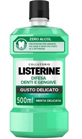 LISTERINE DENTI & GENGIVE DELICATO 500 ML - Farmacia Mastrangelo 