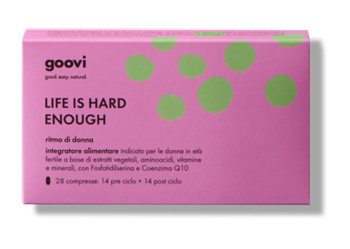 GOOVI LIFE IS HARD ENOUGH RITMO DI DONNA 28 COMPRESSE - Farmacia Mastrangelo 