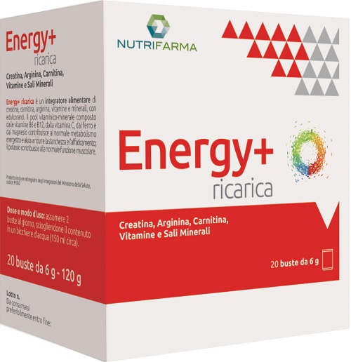 ENERGY+ RICARICA 20 BUSTINE - Farmacia Mastrangelo 
