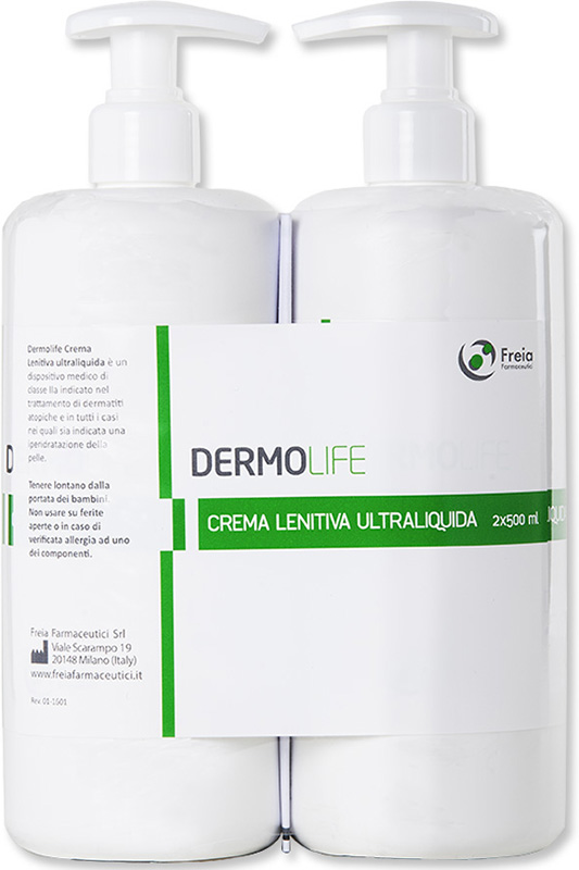 DERMOLIFE CREMA LENITIVA ULTRALIQUIDA 1000 ML - Farmacia Mastrangelo 