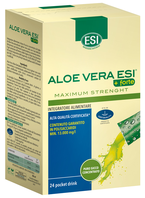 ESI ALOE VERA SUCCO + FORTE 24 POCKET DRINK - Farmacia Mastrangelo 
