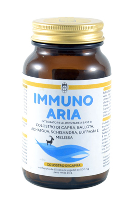 IMMUNO ARIA COLOSTRO DI CAPRA RESPIRAZIONE 60 CAPSULE VEGETALI - Farmacia Mastrangelo 