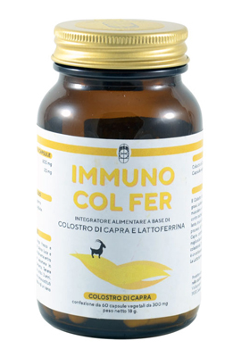 IMMUNO COL FER COLOSTRO DI CAPRA 60 CAPSULE VEGETALI - Farmacia Mastrangelo 
