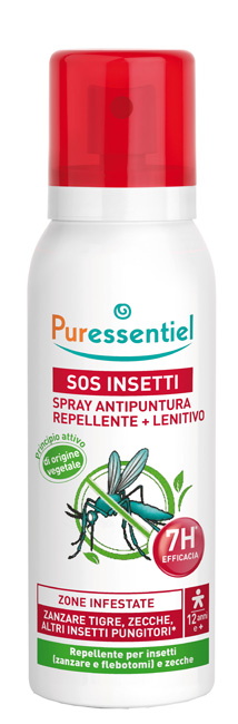 PURESSENTIEL SPRAY ANTIPUNTURA SOS INSETTI PMC 75 ML - Farmacia Mastrangelo 