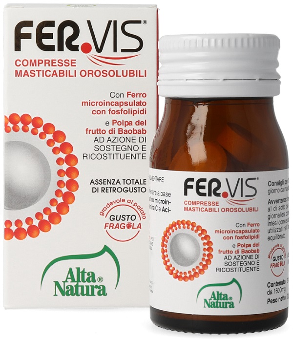 FERVIS 20 COMPRESSE MASTICABILI OROSOLUBILI - Farmacia Mastrangelo 